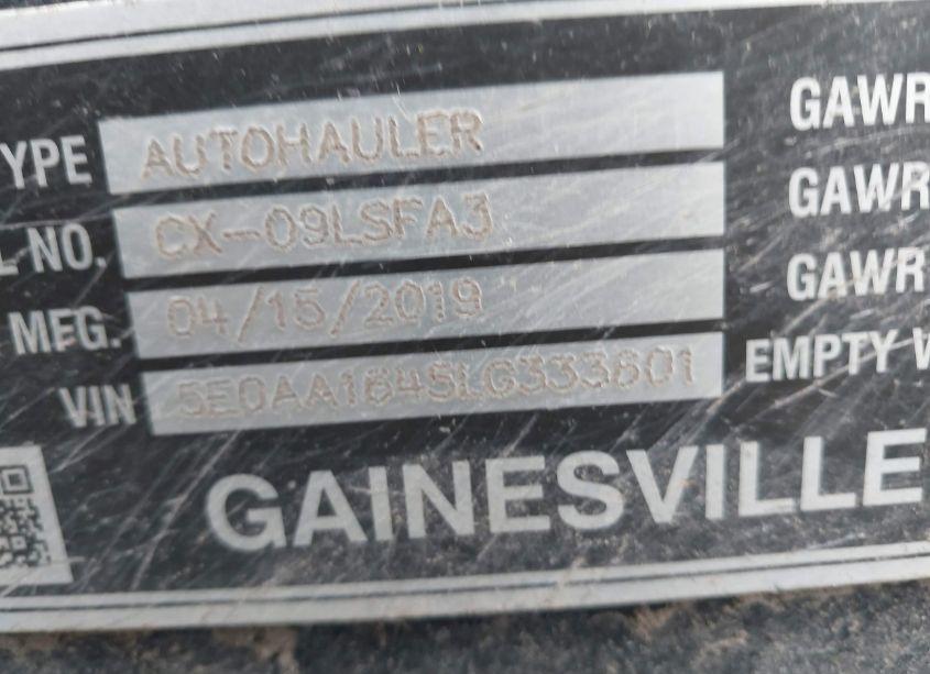 Photo 9 of 2020 Cottrell Inc CAR HAULER (VIN 5E0AA1645LG333601)