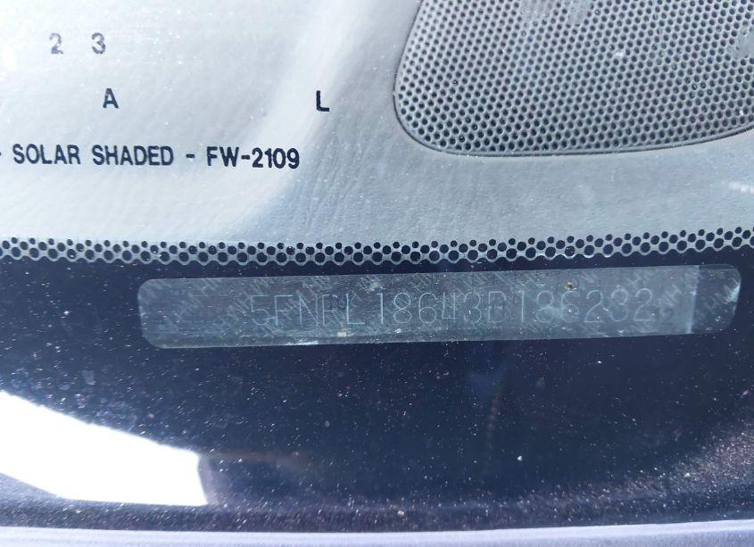 Photo 12 of 2003 Honda Odyssey EX (VIN 5FNRL18643B136232)