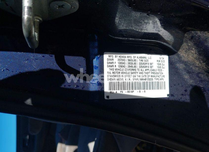 Photo 9 of 2004 Honda Odyssey EX (VIN 5FNRL18864B125235)