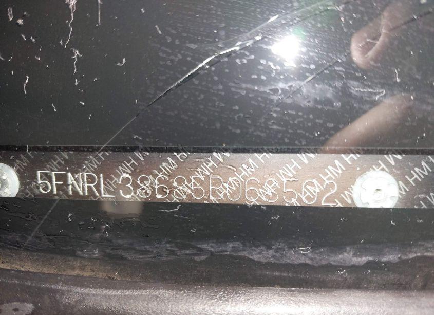 Photo 9 of 2005 Honda Odyssey EX-L (VIN 5FNRL38685B068502)