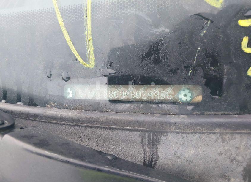 Photo 11 of 2009 Honda Odyssey EX-L (VIN 5FNRL38699B029956)