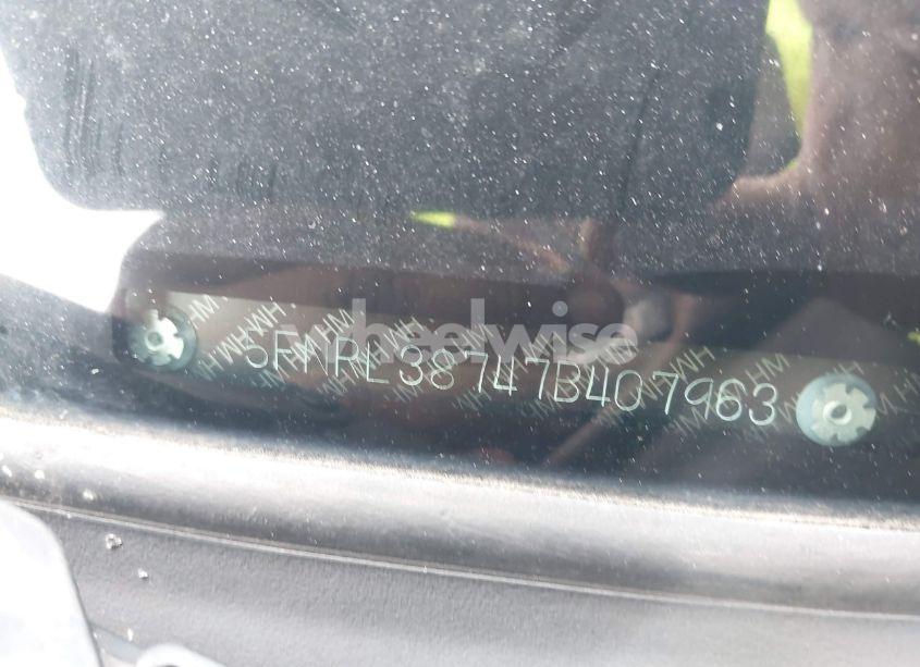 Photo 12 of 2007 Honda Odyssey EX-L (VIN 5FNRL38747B407963)