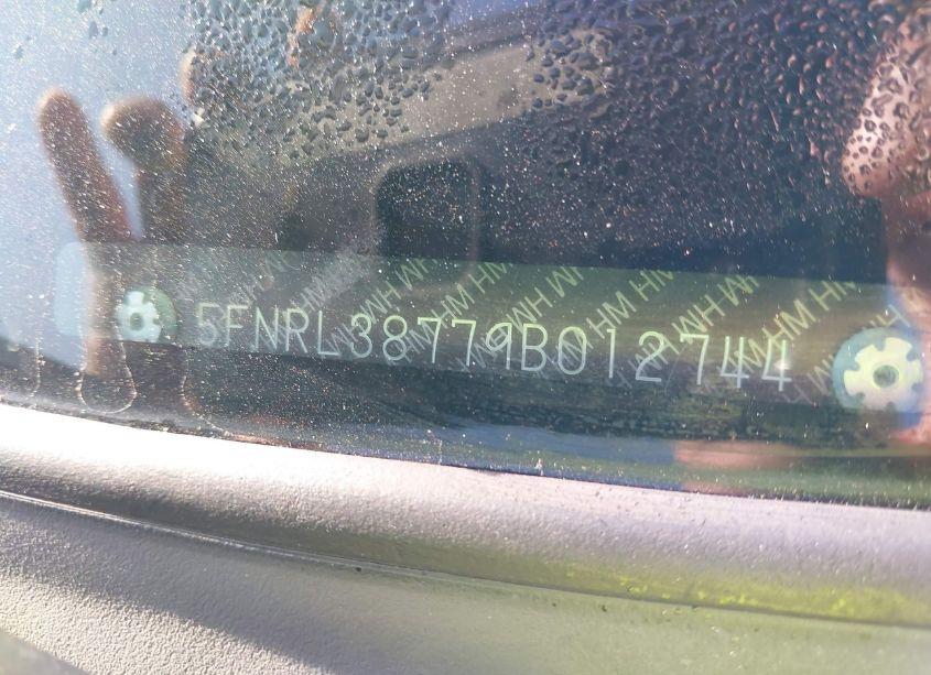 Photo 11 of 2009 Honda Odyssey EX-L (VIN 5FNRL38779B012744)