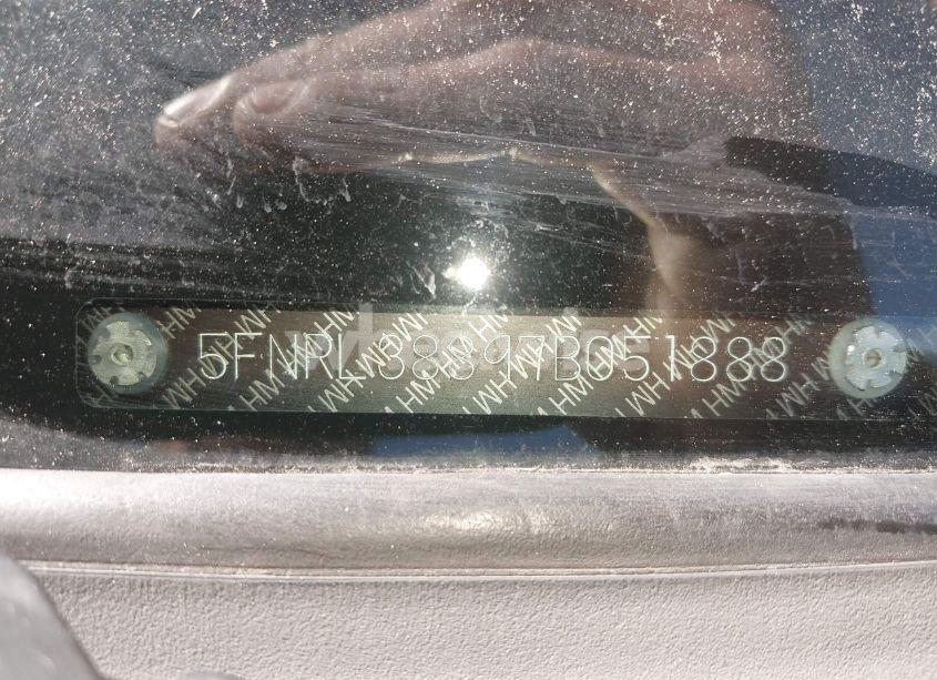 Photo 12 of 2007 Honda Odyssey TOURING (VIN 5FNRL38897B051888)