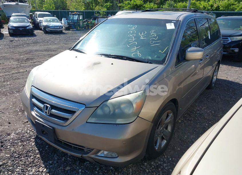 Photo 2 of 2007 Honda Odyssey TOURING (VIN 5FNRL38897B051888)
