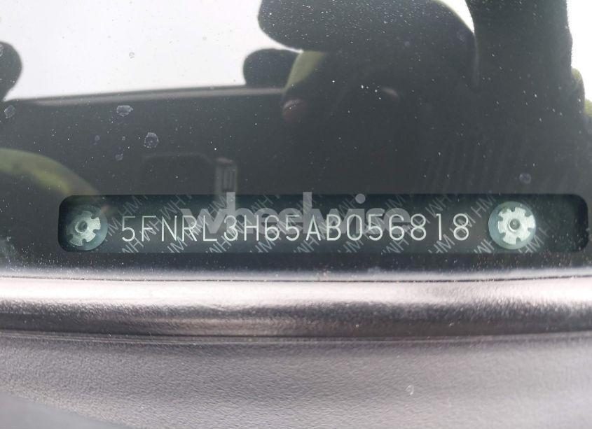 Photo 9 of 2010 Honda Odyssey EX-L (VIN 5FNRL3H65AB056818)