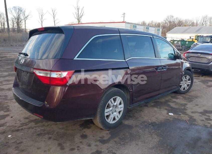 Photo 4 of 2013 Honda Odyssey LX (VIN 5FNRL5H20DB072812)
