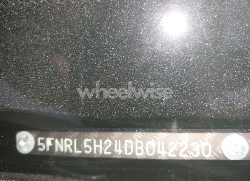 Photo 9 of 2013 Honda Odyssey LX (VIN 5FNRL5H24DB042230)