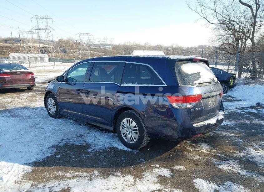 Photo 3 of 2014 Honda Odyssey LX (VIN 5FNRL5H24EB051673)