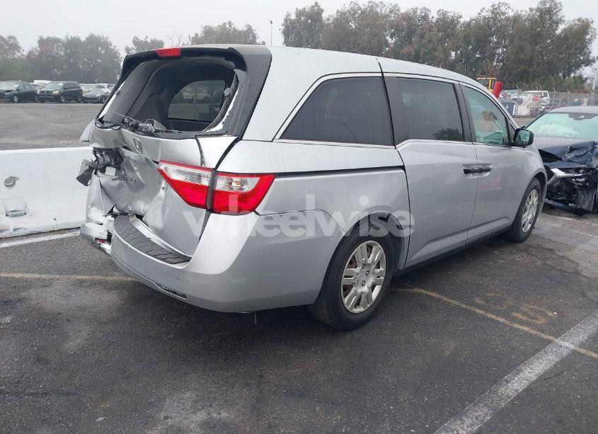 Photo 4 of 2012 Honda Odyssey LX (VIN 5FNRL5H25CB027587)