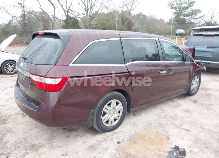 Photo 4 of 2013 Honda Odyssey LX (VIN 5FNRL5H27DB010436)
