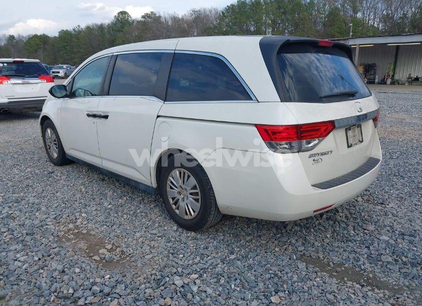 Photo 3 of 2014 Honda Odyssey LX (VIN 5FNRL5H27EB114460)