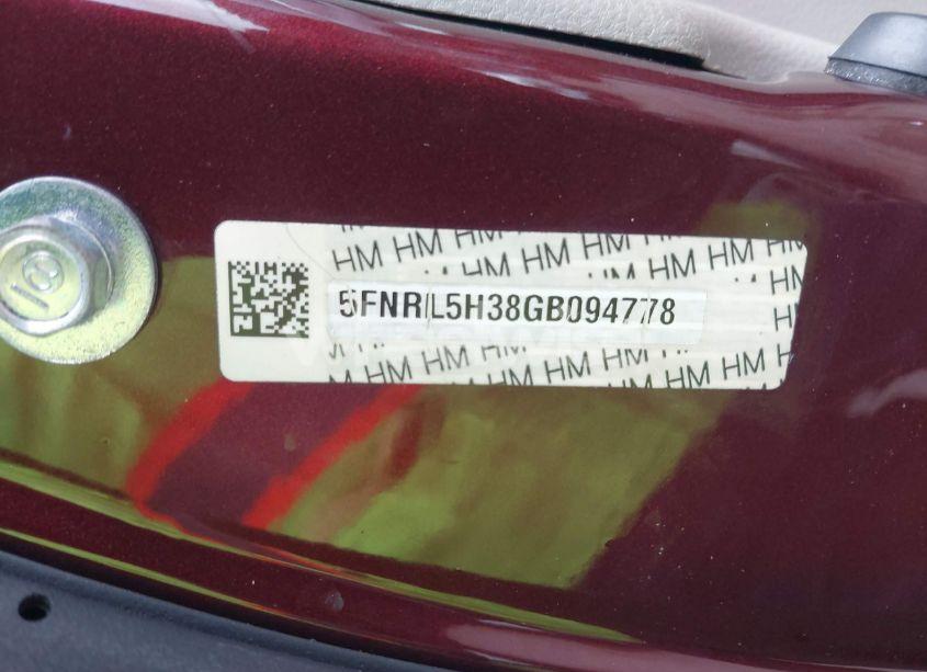 Photo 9 of 2016 Honda Odyssey SE (VIN 5FNRL5H38GB094778)