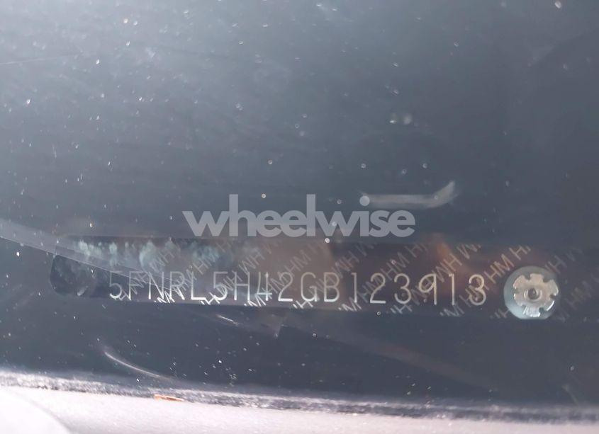 Photo 17 of 2016 Honda Odyssey EX (VIN 5FNRL5H42GB123913)