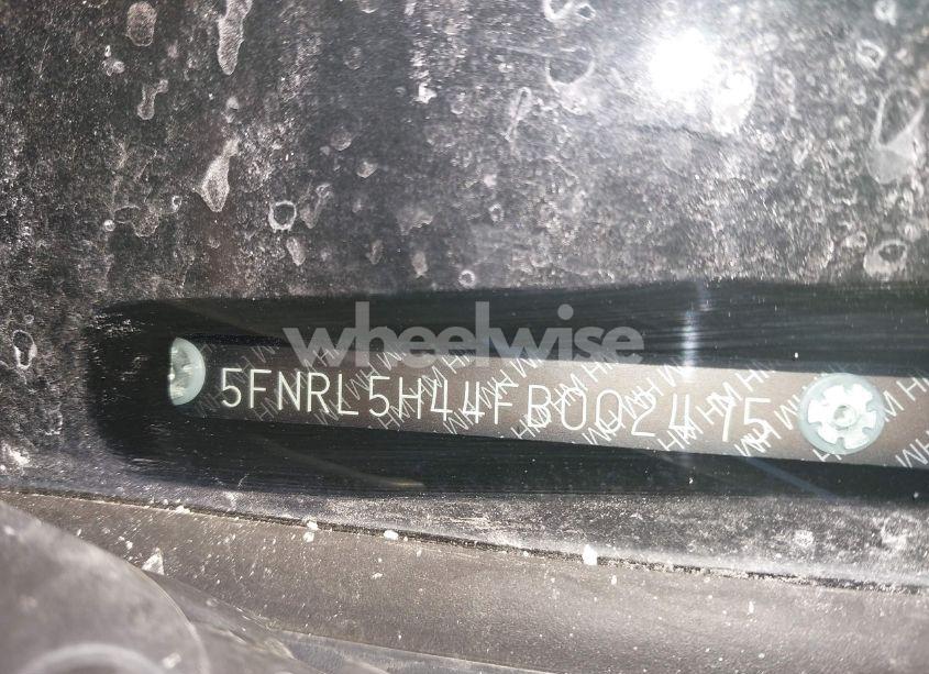 Photo 9 of 2015 Honda Odyssey EX (VIN 5FNRL5H44FB002475)