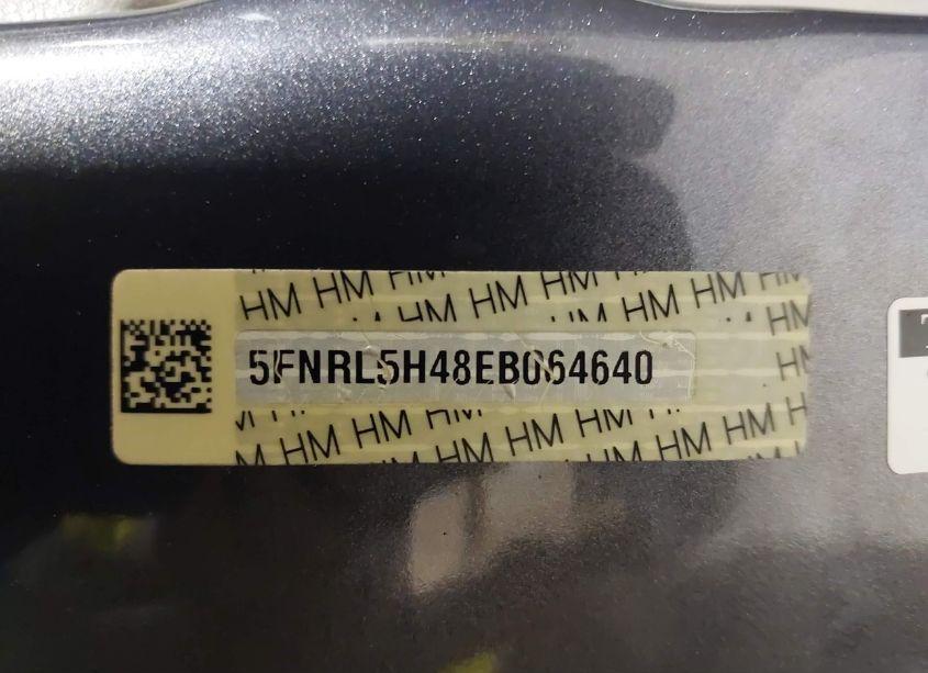 Photo 17 of 2014 Honda Odyssey EX (VIN 5FNRL5H48EB064640)