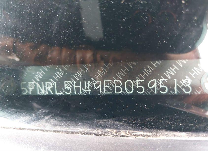 Photo 9 of 2014 Honda Odyssey EX (VIN 5FNRL5H49EB059513)