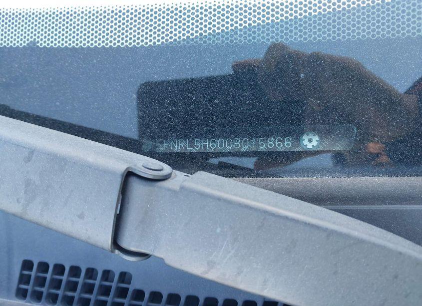 Photo 9 of 2012 Honda Odyssey EX-L (VIN 5FNRL5H60CB015866)