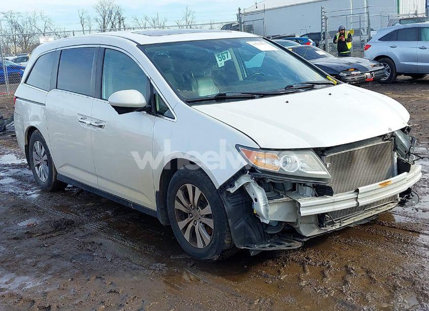 2014 Honda Odyssey EX-L (VIN 5FNRL5H60EB057294) main photo