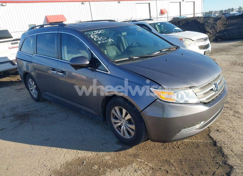 2014 Honda Odyssey EX-L (VIN 5FNRL5H61EB078493) main photo