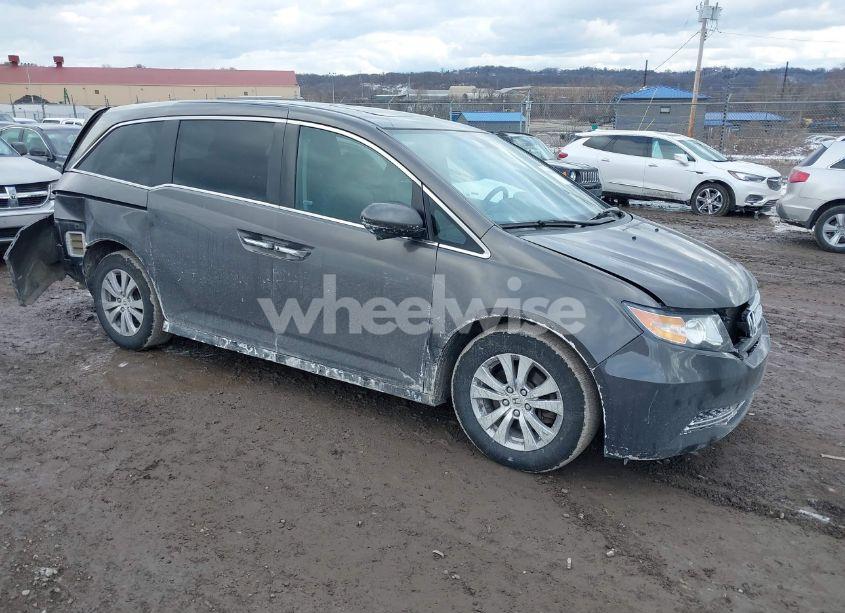 2016 Honda Odyssey EX-L (VIN 5FNRL5H61GB165409) main photo