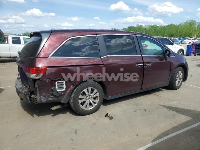 2015 HONDA ODYSSEY EXL (VIN 5FNRL5H62FB111440) main photo