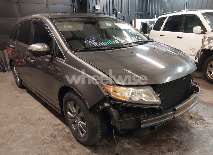 2014 Honda Odyssey EX-L (VIN 5FNRL5H64EB001309) main photo