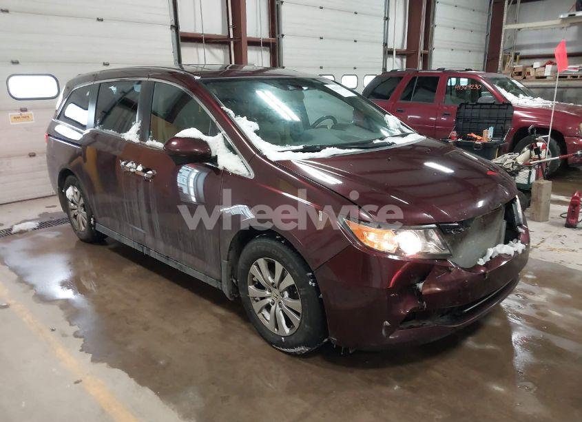 2014 Honda Odyssey EX-L (VIN 5FNRL5H64EB070226) main photo