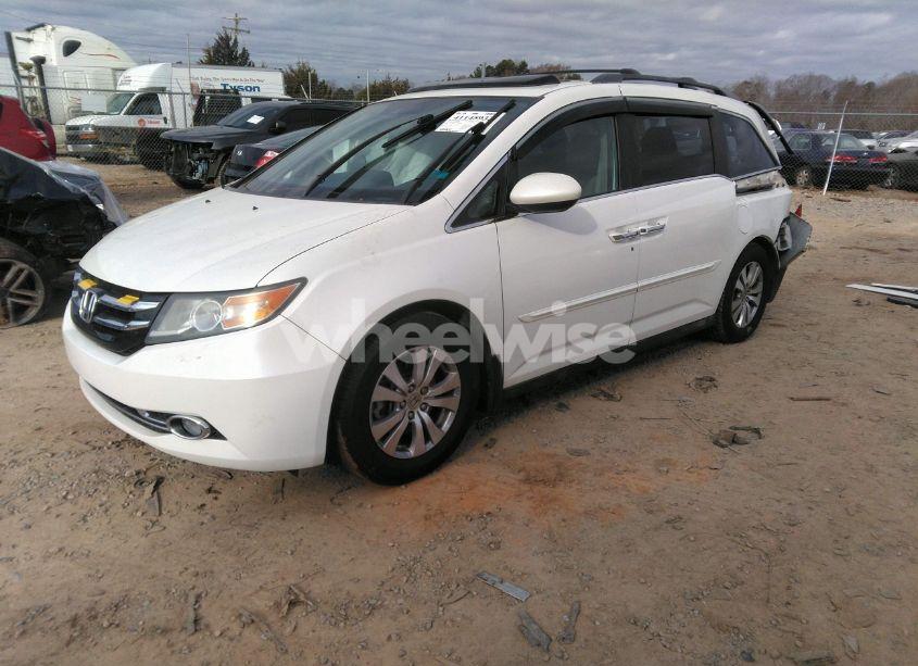 Photo 2 of 2014 Honda Odyssey EX-L (VIN 5FNRL5H64EB098446)