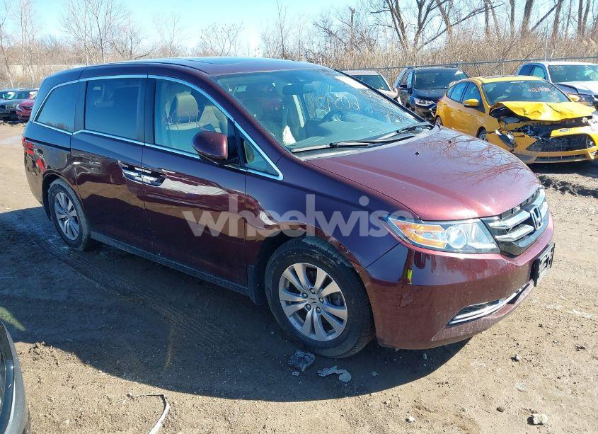 2014 Honda Odyssey EX-L (VIN 5FNRL5H65EB019897) main photo