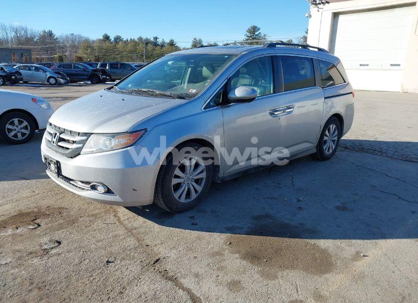 Photo 2 of 2014 Honda Odyssey EX-L (VIN 5FNRL5H65EB043813)