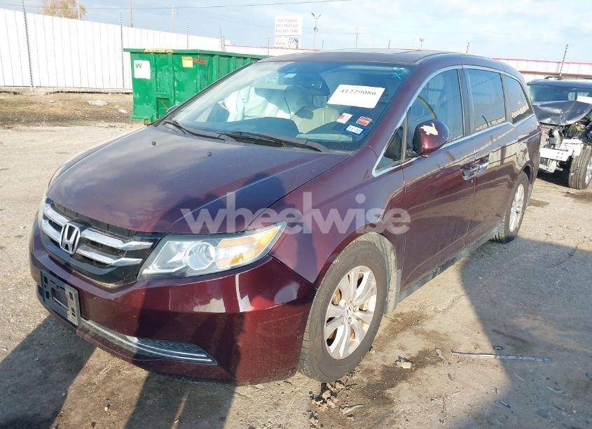 Photo 2 of 2014 Honda Odyssey EX-L (VIN 5FNRL5H65EB049983)