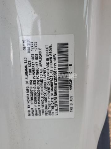 Photo 4 of 2016 HONDA ODYSSEY EXL (VIN 5FNRL5H65GB139508)