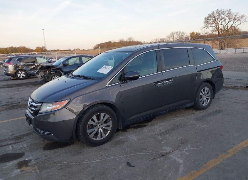 Photo 2 of 2014 Honda Odyssey EX-L (VIN 5FNRL5H66EB093443)