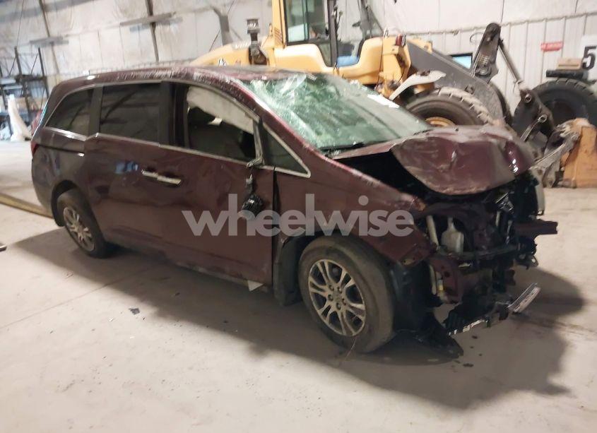 2013 Honda Odyssey EX-L (VIN 5FNRL5H67DB039129) main photo