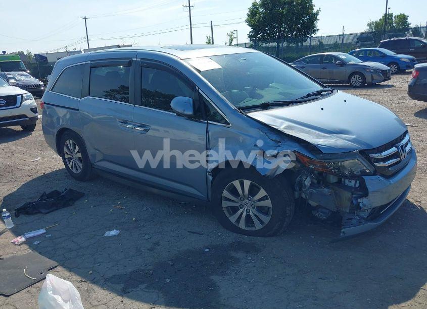 2014 Honda Odyssey EX-L (VIN 5FNRL5H67EB005662) main photo