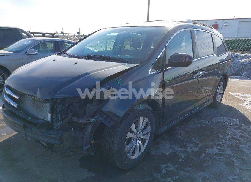 Photo 2 of 2014 Honda Odyssey EX-L (VIN 5FNRL5H67EB028522)