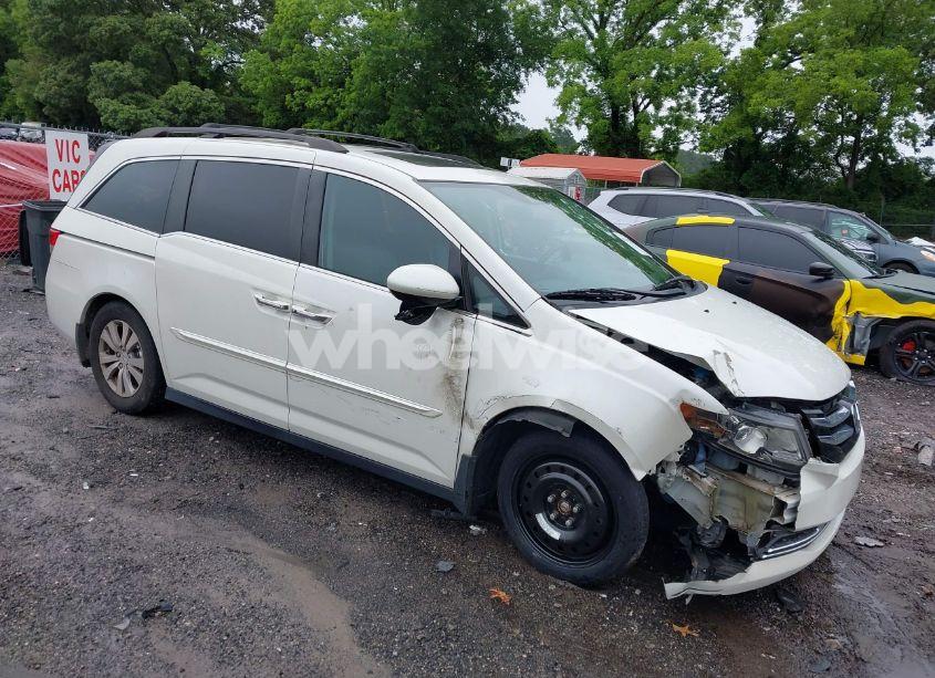 2014 Honda Odyssey EX-L (VIN 5FNRL5H67EB055574) main photo