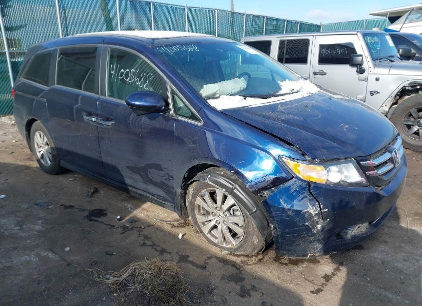 2014 Honda Odyssey EX-L (VIN 5FNRL5H67EB109956) main photo