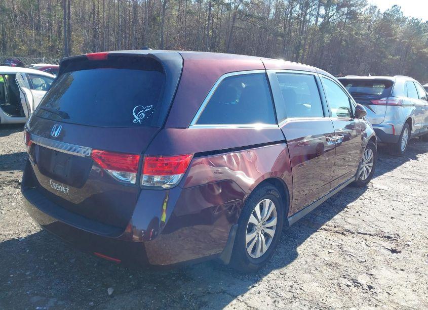 Photo 4 of 2015 Honda Odyssey EX-L (VIN 5FNRL5H67FB110400)