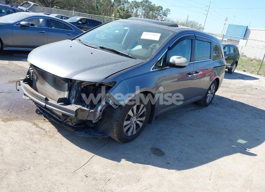 Photo 2 of 2014 Honda Odyssey EX-L (VIN 5FNRL5H68EB023118)