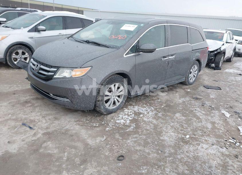 Photo 2 of 2014 Honda Odyssey EX-L (VIN 5FNRL5H68EB043322)