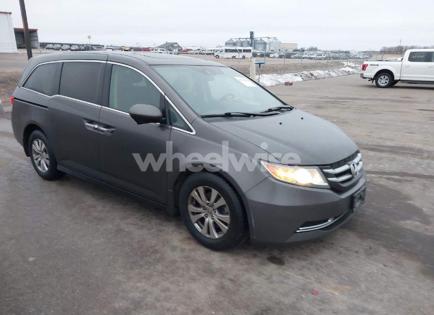 2014 Honda Odyssey EX-L (VIN 5FNRL5H69EB003489) main photo