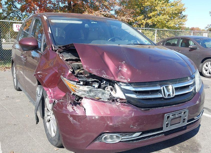 2014 Honda Odyssey EX-L (VIN 5FNRL5H69EB039702) main photo