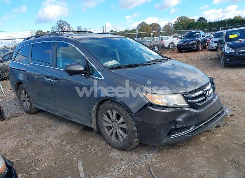 2014 Honda Odyssey EX-L (VIN 5FNRL5H69EB093078) main photo