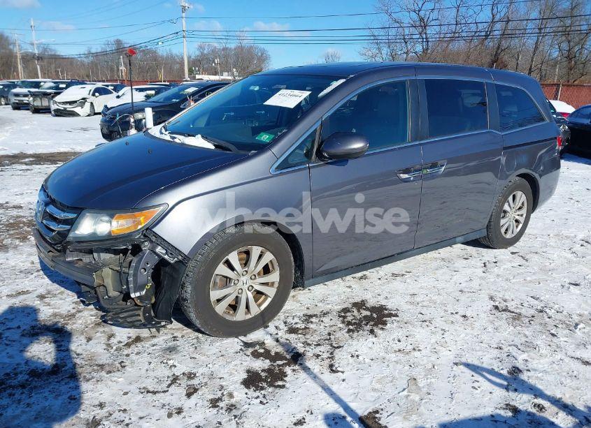 Photo 2 of 2016 Honda Odyssey EX-L (VIN 5FNRL5H69GB050640)