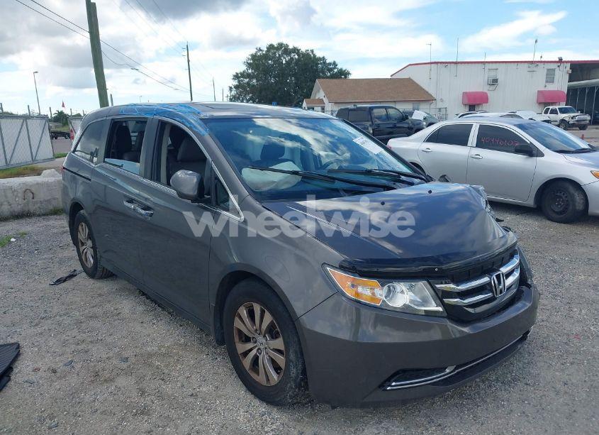 2014 Honda Odyssey EX-L (VIN 5FNRL5H6XEB016350) main photo