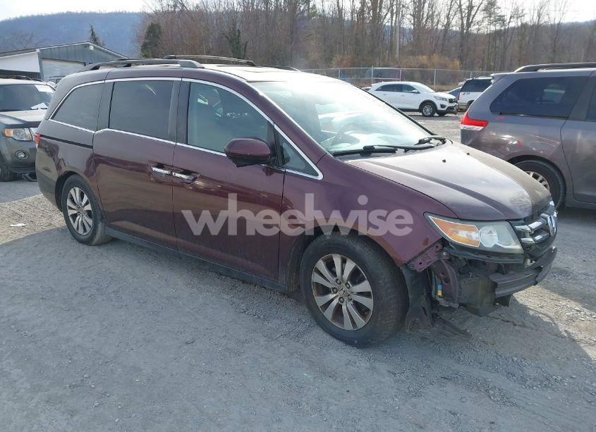2014 Honda Odyssey EX-L (VIN 5FNRL5H6XEB054452) main photo