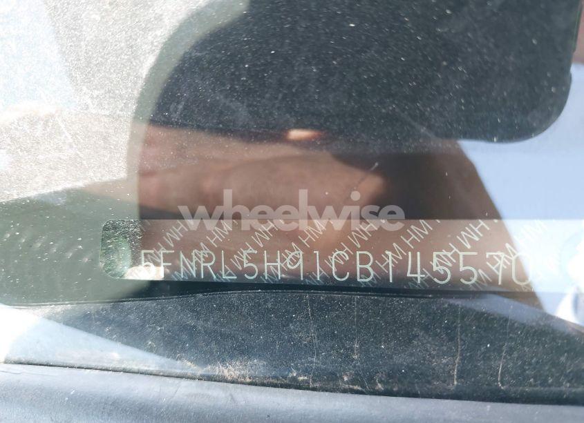 Photo 19 of 2012 Honda Odyssey TOURING/TOURING ELITE (VIN 5FNRL5H91CB145570)