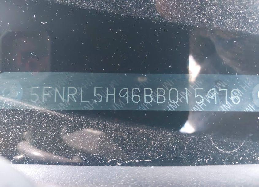 Photo 9 of 2011 Honda Odyssey TOURING/TOURING ELITE (VIN 5FNRL5H96BB015976)